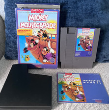 Mickey Mousecapade (Nes) CIB Complete w Box Protector - Tested and Working!