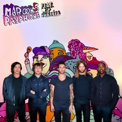 MAROON 5 - Payphone Feat Wiz Khalifa - 2 Track Single CD