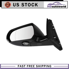 Power Heated Driver Rear View Mirror Fits 2014-18 Cadillac ATS Luxury Base