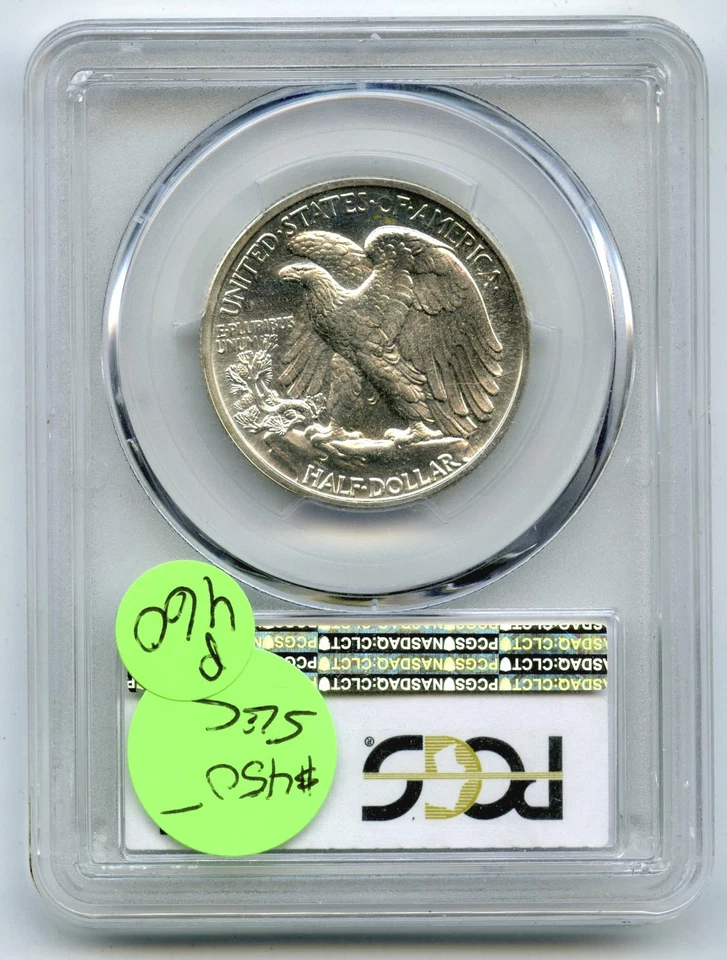 1942 Walking Liberty Proof Silver Half Dollar PCGS PR63 Certified - P460 - Image 2 of 2