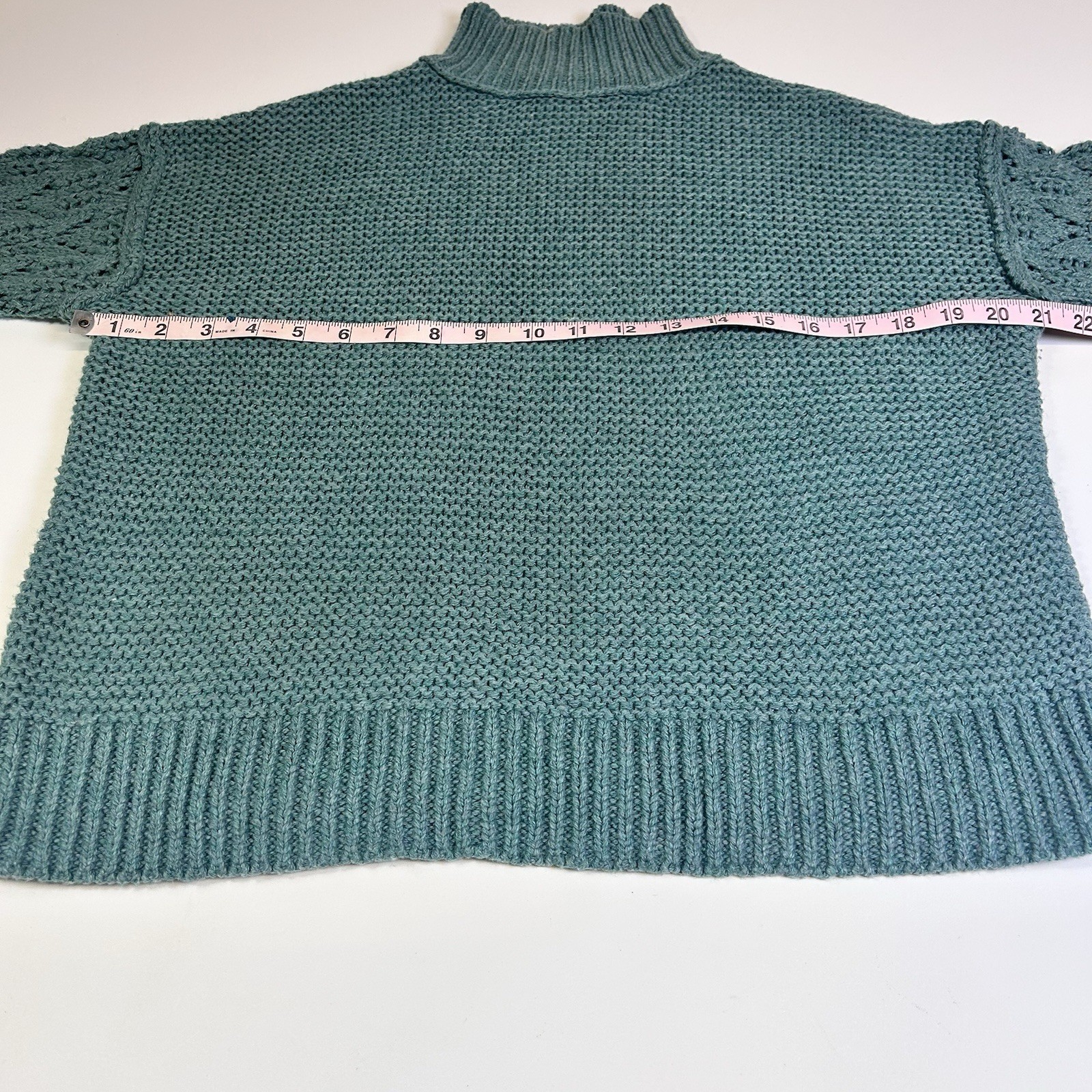 Universal Thread Sweater Small  Beautiful Blue Kn… - image 8