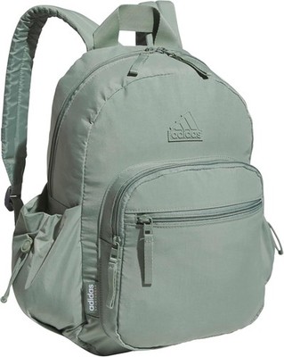 adidas Weekender Backpack Compact Lightweight Everyday Bag 19L Silver Green