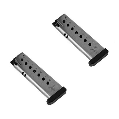 LOT (2) Sig Sauer P220 .45ACP 8 Rd Stainless Steel OEM Pistol Mag - MAG-220-45-8