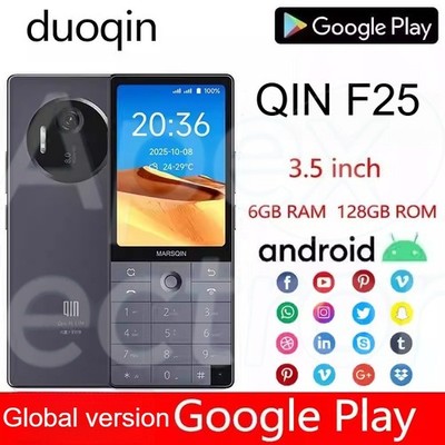 NEW Qin F25 smartphone 6GB+128GB MTK G81 60Hz 3.5'' display 2700mAh Dual SIM