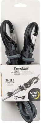 Nite Ize KnotBone 10-48 inches Adjustable Bungee #9 (2 Pack)