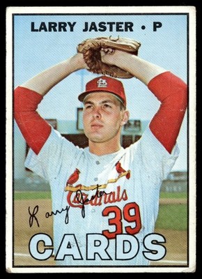 1967 Topps Larry Jaster RC St. Louis Cardinals #356