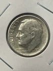 1952 S Silver Roosevelt Dime, circulated