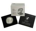 2021-W Type 2 American Silver Eagle 1oz Proof w/ Box & COA