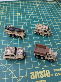 Military Micro Machines Funrise Desert Collection X4 Vehicles