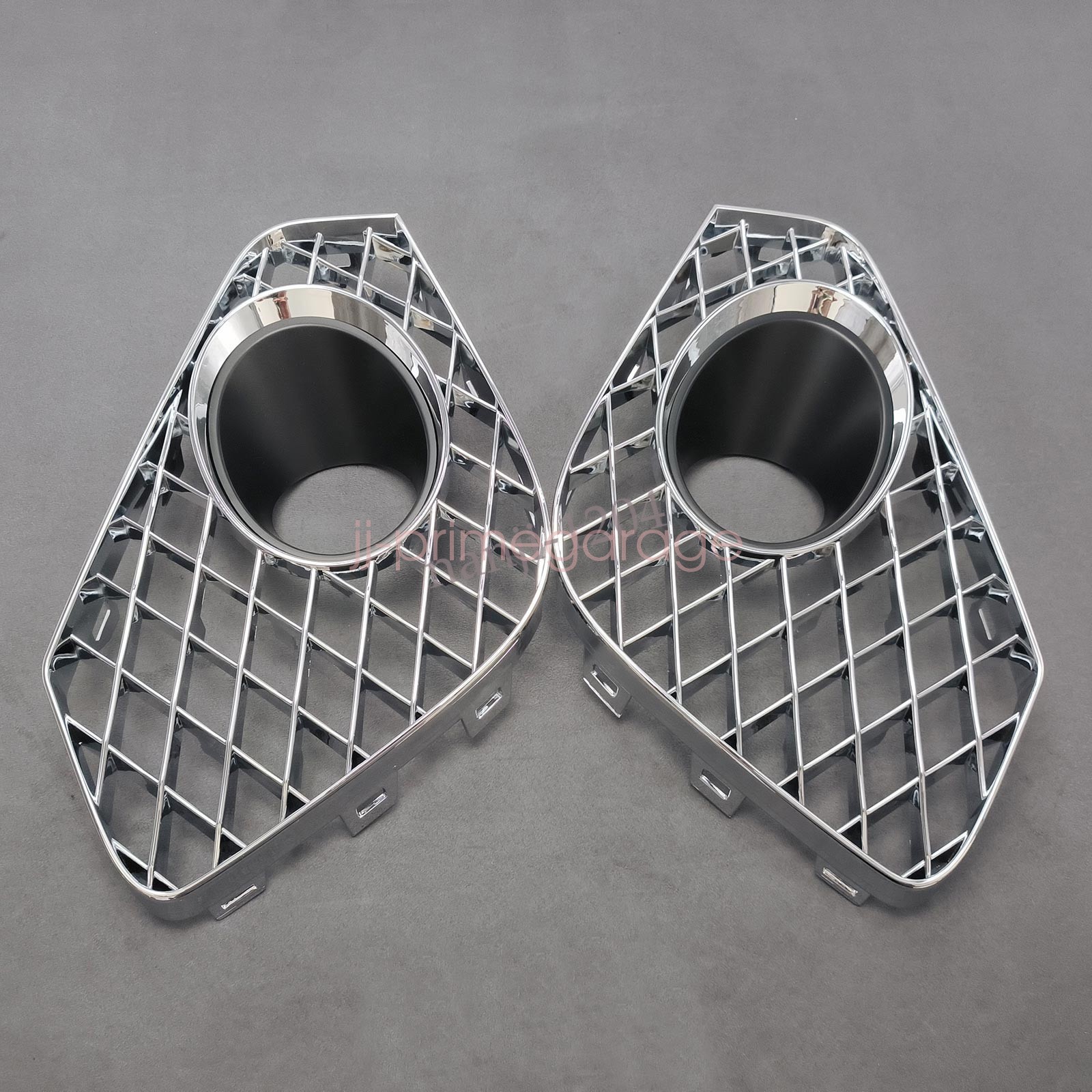 Bentley Continental GT 2019-2024 Front Left Lower Outer Bumper grilles Set Chrome