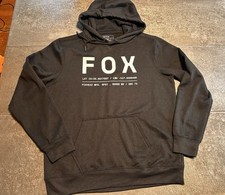 Fox Racing Non Stop Pullover Hoodie  Sweatshirt Men&rsquo;s Medium GUC Black OffRoad