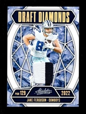 2025 ABSOLUTE DRAFT DIAMONDS JAKE FERGUSON PATCH 56/99 COWBOYS