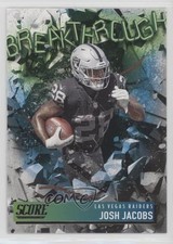 2021 Score Breakthrough Josh Jacobs #B4 o9f