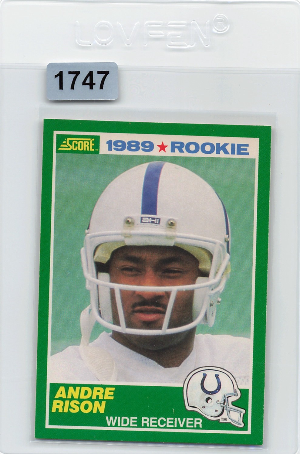 1989 Score - 1989 Rookie Andre Rison #272 (RC)