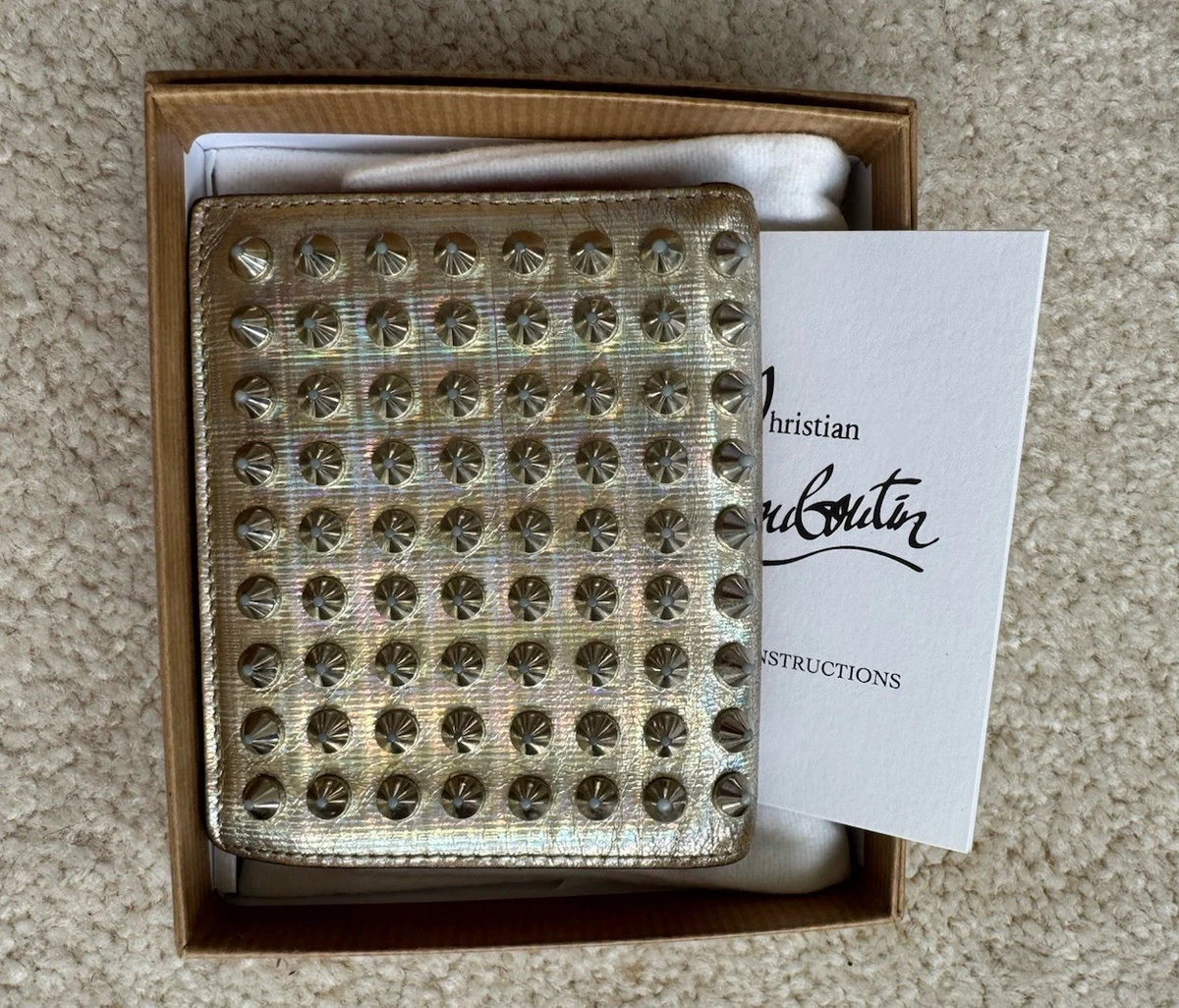 Christian Louboutin Mini Wallet Paros Specchio Galactic  display picture 1