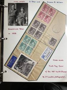 O Peter And Graeme Wilson - Stamps - Signed - New Zealand Health Stamps