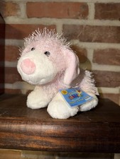 Webkinz Ganz Plush HM228 Pink  White Dog BRAND NEW w/ TAGS Sealed Code Retired