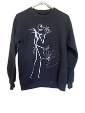 Disney Jack Skellington The Nightmare Before Christmas Sweatshirt XS Xtra Small