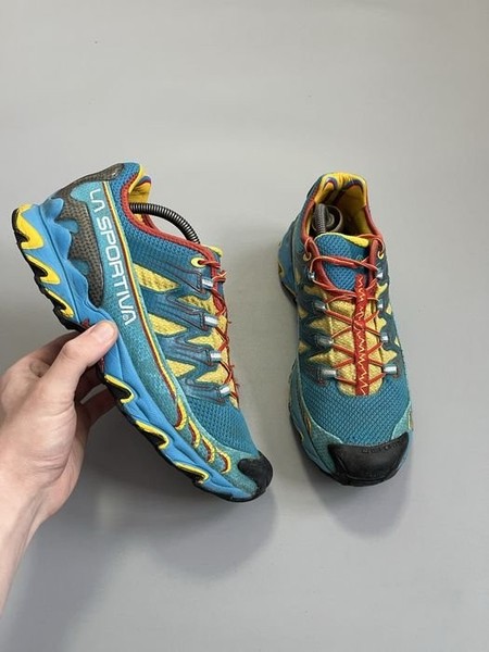 Men La Sportiva Boots Blue Mesh 43