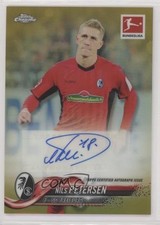 Nils Petersen Chrome Bundesliga 2018/19 Gold Refractor /50 #27 Auto