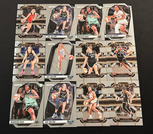 2024 WNBA Prizm Rookie LOT OF 12 Kate Martin/Jacy Sheldon/Julie Vanloo