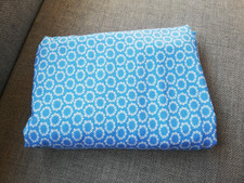 2m neuer und ungewaschener Jersey Hamburger Liebe Ringadingdong Blumen blau