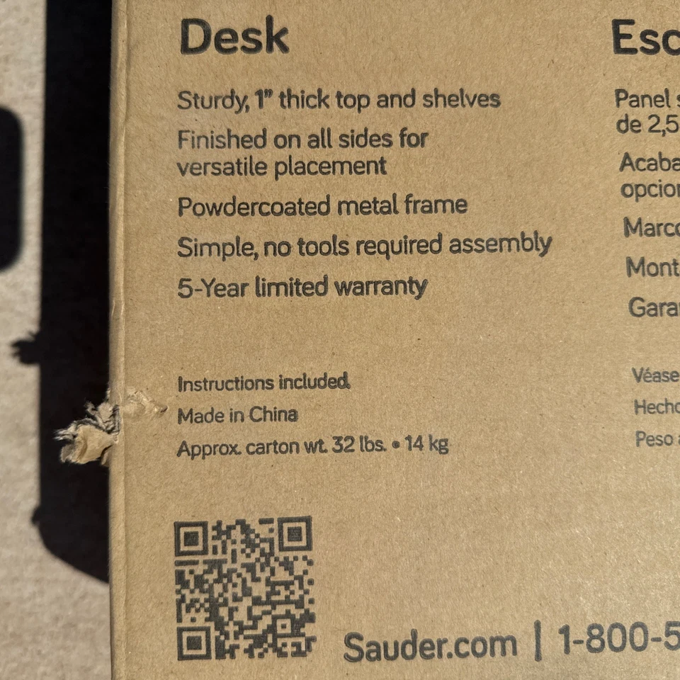 Sauder North Avenue Desk, Charter Oak Desk - Image 2 of 4