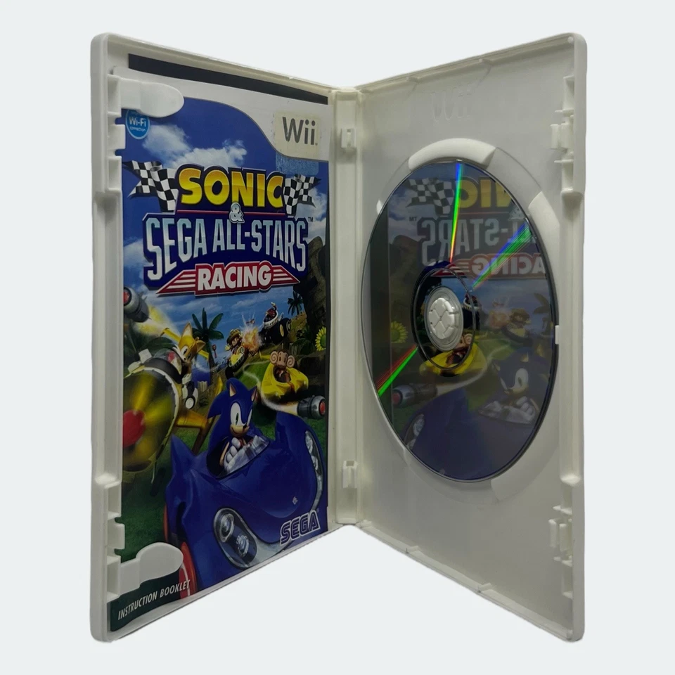 Sonic & Sega All-Stars Racing Nintendo Wii & Wii U - Complete w Manual - Tested - Image 4 of 4