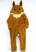 Takara Tomy Pokemon Eevee Brown Kigurumi Cosplay Costume Polyester