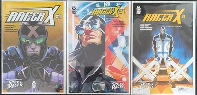 Racer X #1, Lot of 3 Standard Covers, NM/Better 