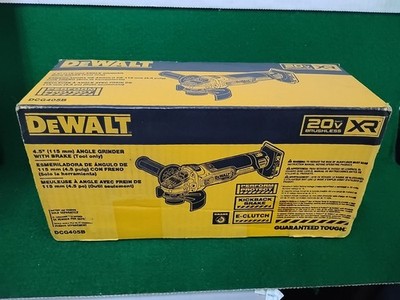 DEWALT DCG405B 20V BRUSHLESS 4-1/2  ANGLE GRINDER WITH BRAKE NEW
