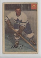 1954-55 Parkhurst Leo Boivin (Premium Ad Back) #26 HOF 0a4