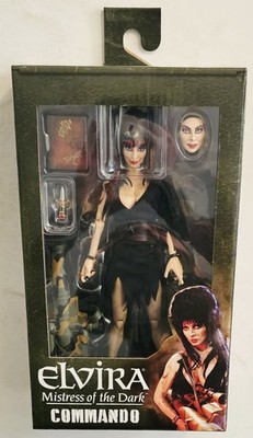 NECA ELVIRA MISTRESS OF THE DARK COMMANDO 7'' ACTION FIGURE FAST SHIPPING 