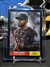 2024 Topps Archives Otto Lopez Black Foil #57 Miami Marlins
