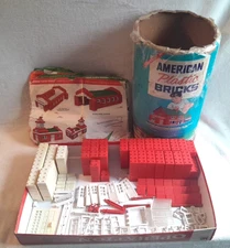 Vintage 1950’s American Plastic Bricks #745 HALSAM by ELGO INCOMPLETE 275 pieces