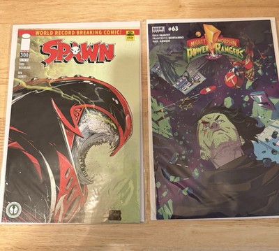 LOTS SPAWN AND MIGHTY MORPHING POWER RANGERS COMIC BOOKS