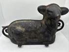 Vintage Griswold No. 866 Cast Iron Lamb Sheep 2-Piece Easter Cake Baking Mold