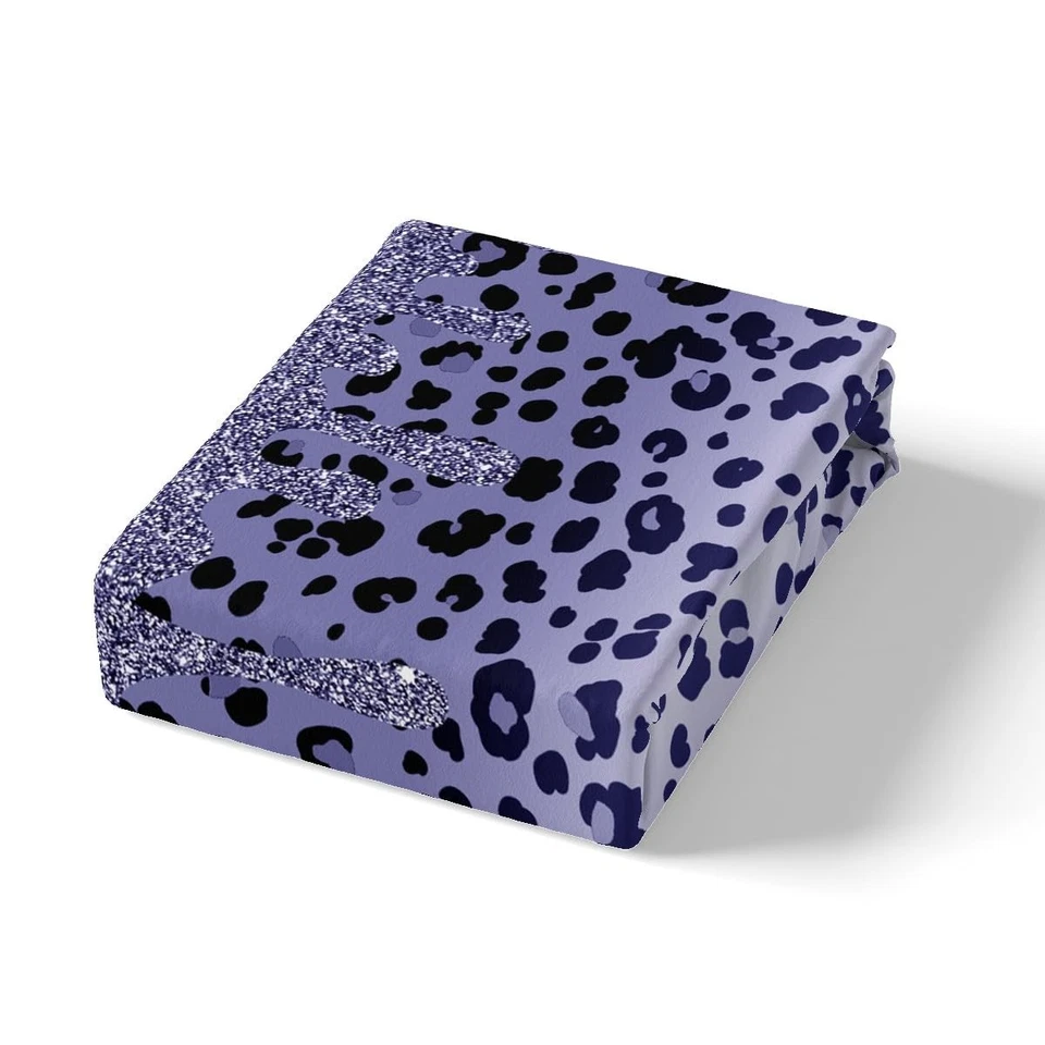 Funda edredón con estampado de leopardo, funda nórdica de vida silvestre guepardo africano para niñas... Foto 4 de 4