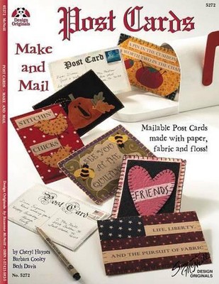 Postkarten: Make and Mail: Verfügbare Postkarten aus Papier, Stoff und Flora