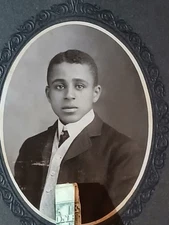 Antique African American Cabinet * COLORED MALE * HBCU * WOODSTOCK ILLINOIS 