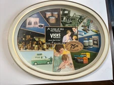 Vicks Vapor Rub 75th Anniversary Commemorative Tray B C