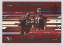 2005 Leaf Rookies & Stars Longevity Checklist Ruby Alex Smith Frank Gore 0lm