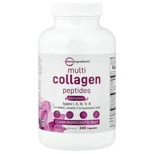 Multi-Collagen Peptides Complex With Biotin, Vitamin C & Hyaluronic Acid, 240