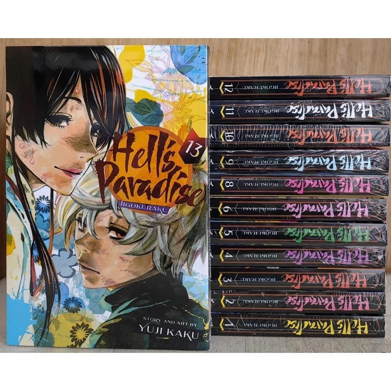 Hell's Paradise: Jigokuraku Manga Vol.1-13 JUEGO COMPLETO INGLÉS CÓMIC
