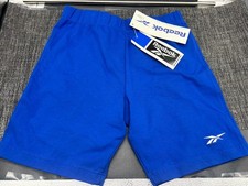 Women  s Vintage Reebok Hydro Move Blue Shorts NOS XL Read For Size 1996