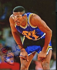 Thurl Bailey   Autographed 8x10  Utah Jazz    Free Shipping   #11
