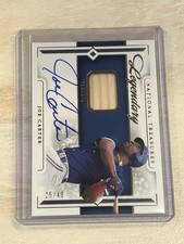 2024 Panini National Treasures Legendary Lumber Auto /49 #LLS-JC Joe Carter Sh