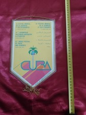 Alter wimpel: WELTFESTSPIELE DER JUGEND 1978 CUBA HAVANA * REKLAME CSSR OSTALGIE