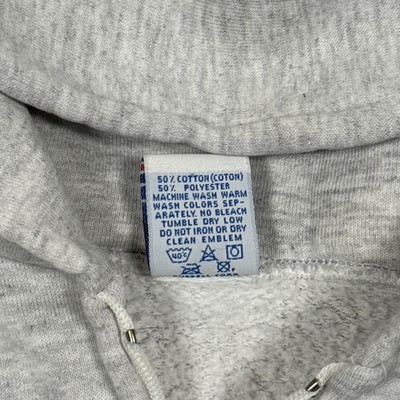 Vintage Russell Athletic Hoodie XL Gray Zip Up Sweatshirt Made in