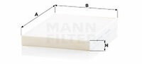 MANN-FILTER Cu 31 003 Filter, Cabin Luft FüR Audi, Audi (Faw), ( Saic ), Bentley